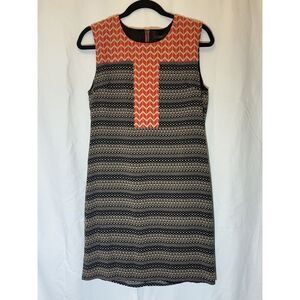 THML Orange and Black Mini Dress